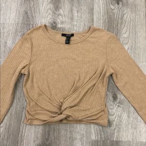 Forever 21 Tan crop top